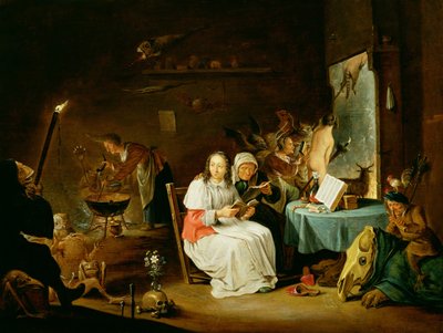 Witches Preparing for the Sabbat by David Teniers the Younger